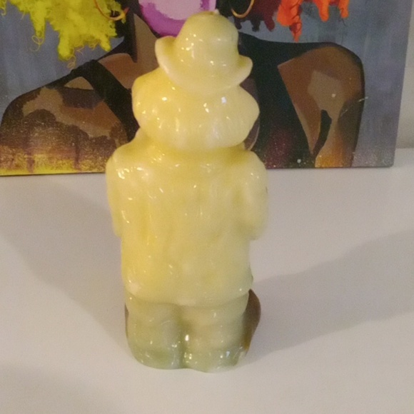 Vintage Multicolor Clown Wax Candle - Picture 4 of 5